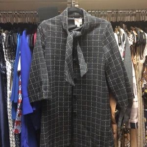 Jackie O style Julie Brown peacoat